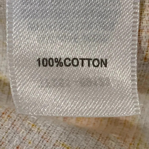 Pendleton Women's Cotton Spring Summer‎ Yellow and White Floral Jacket Size L - Picture 9 of 12